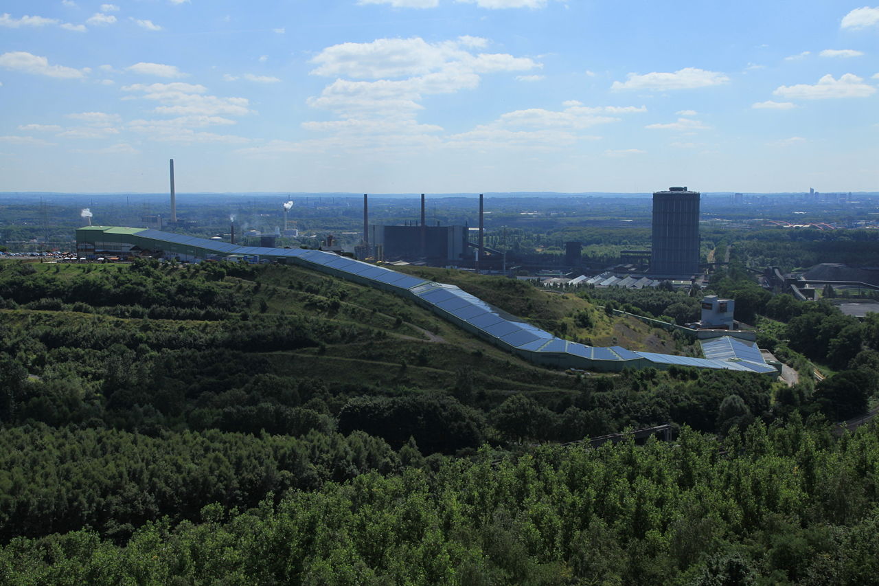 Vom Tetraeder Bottrop: Ausblick über das Ruhrgebiet