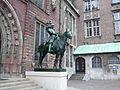 Bremen: Herold vor dem Rathaus