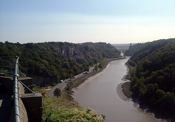 The Avon Gorge and Clifton Suspension Bridge