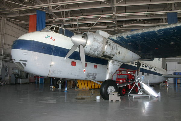 Bristol Freighter 31M in Norcanair markings at the Western Canada Aviation Museum in Winnipeg, Manitoba, 2007