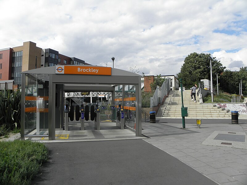 File:Brockley station eastern entrance 2012.JPG