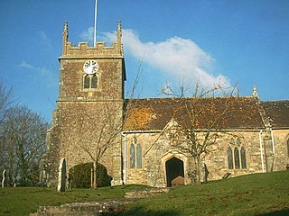 Buckhorn Weston village in Dorset, England