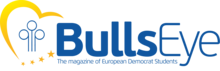 Official logo of the BullsEye magazine adopted in the 77th edition. BullsEye logo.png