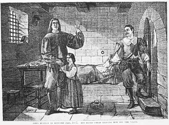 Bunyan in prison, as imagined in 1881