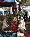 Man with khat in Burao, Somaliland/Somalia