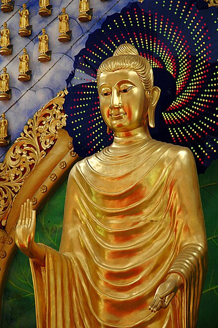 Standing Buddha, Burmese Buddhist Temple