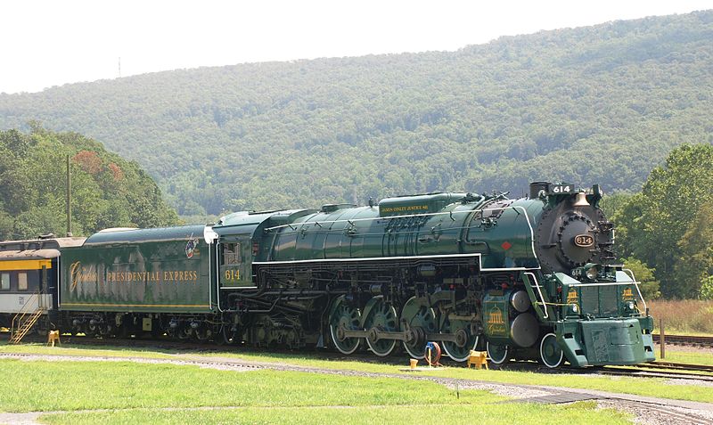 File:C&O Railway Heritage Center - C&O 614 Locomotive - 1.JPG