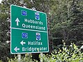 Road sign to Queensland (2022).