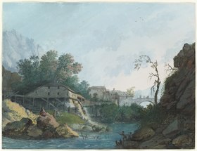 La gorge en 1786.