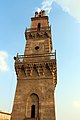 The minaret, built above the madrasa-mosque.