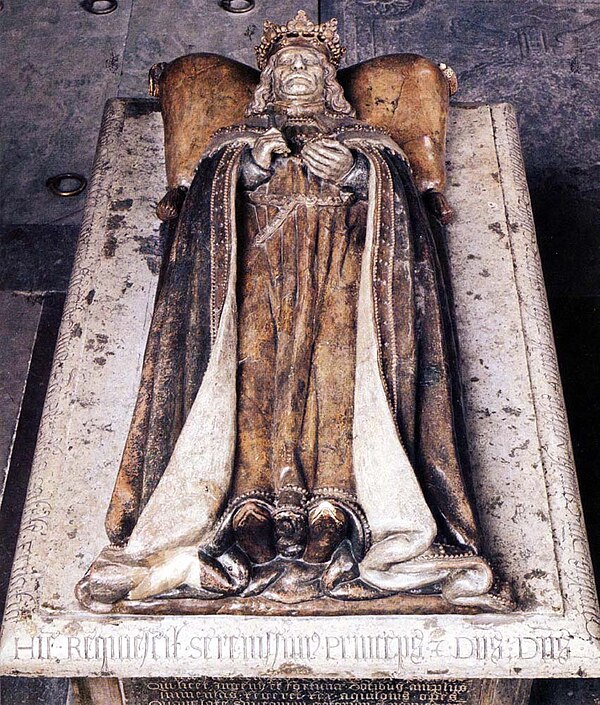 Carl's 16th century grave monument in Riddarholm Church