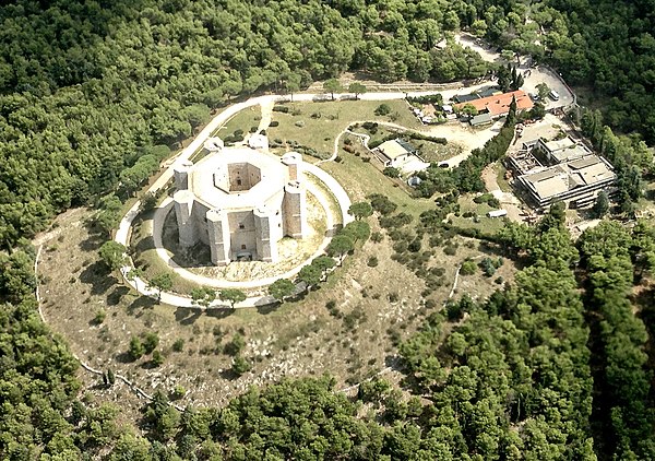 Castel del Monte seen from above