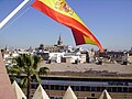 Catedral de Sevilla y vista parcial de la Torre de la Plata (vista desde la Torre del Oro).jpg