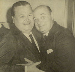 Aníbal Troilo y Cátulo Castillo (1906-1975). Fotografía póstuma en revista Gente de octubre de 1975.