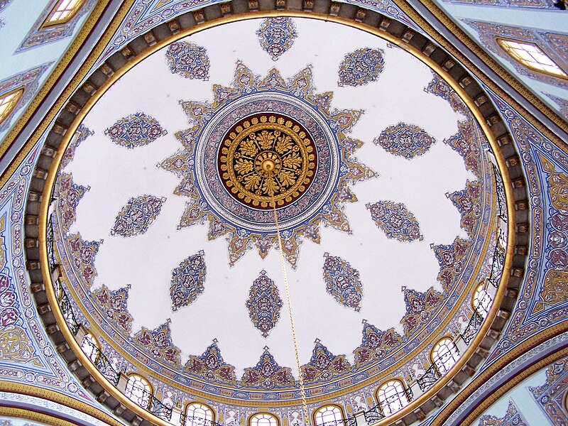 File:Central dome interior of Nusretiye Mosque.jpg