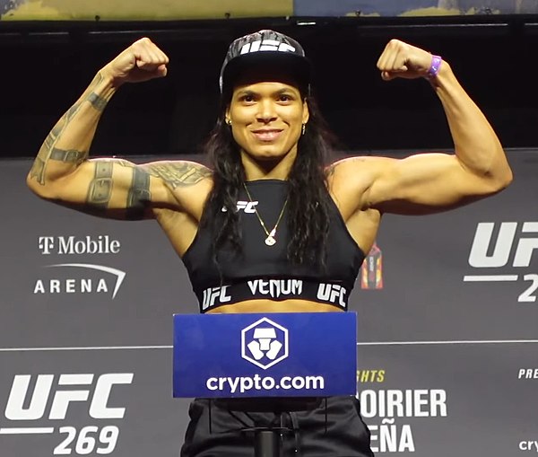 Ceremonial weigh ins - Amanda Nunes vs Julianna Peña UFC 269