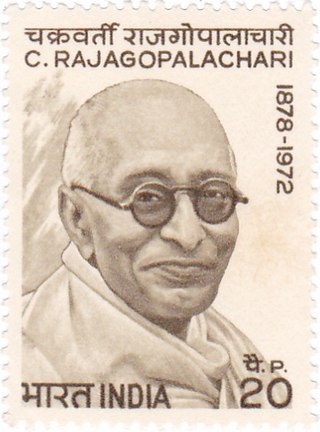 <span class="mw-page-title-main">C. Rajagopalachari</span> Indian statesman and writer (1878–1972)