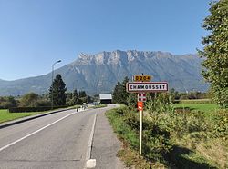 Skyline of Chamousset