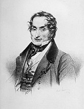 L'écrivain Charles Nodier né en 1780 à Besançon.