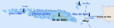Location of Ile de Sein in the Atlantic Ocean Chausseedesein.png