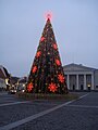 Christmas tree in Town hall Square in Vilnius.JPG