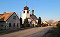 Čeština: Kulturní památka - gotický kostel sv. Jana Evangelisty v Dlouhé Lhotě, okres Příbram, ČR English: Church of the St. John the Evangelist, Dlouhá Lhota in Příbram District, Czech Republic