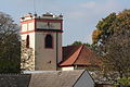 Čeština: Kostel svaté Markéty, Praha Královice, pohled od východojihovýchodu. This is a photo of a cultural monument of the Czech Republic, number: 44418/1-2001. Památkový katalog  · MIS  · hledat obrázky  · hledat seznamy  · Wikidata