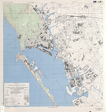 日治末期高雄市地圖（1945年）