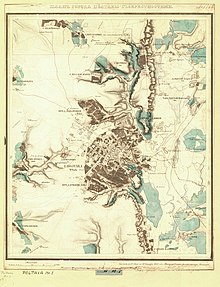 Map of Poltava 1857