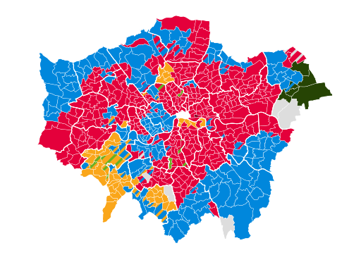 File:Citywide ward results of the 2018 London local elections.svg