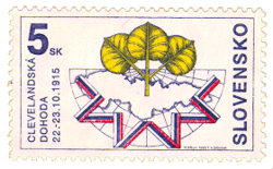 Словацкая марка 1995 года