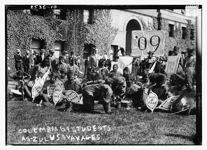 File:Columbia '09 students as Zulu savavages (i.e. savages) LCCN2014691586.jpg