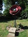 Commemorative Poppy Sculpture - Worcestershire Yeomanry - Cripplegate Park, Worcester (30033888018).jpg