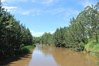 Øvre del av Mary River i Conondale