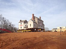 The Crabtree Jones House about to be moved Crabtree Jones House Move.JPG