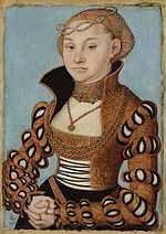 Miniatura para Retrato de una dama noble sajona
