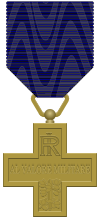 Crucea de război pentru valoarea militară (recto) .svg