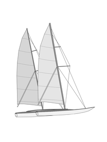 Crossbow II sailboat, esquisse.png