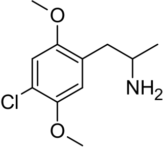 2,5-Dimethoxy-4-chloroamphetamine chemical compound