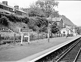 <span class="mw-page-title-main">Darran and Deri railway station</span> Former railway station in Wales