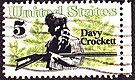 Davy Crockett on a 1966 stamp Davy Crockett2 1967 Issue-5c.jpg