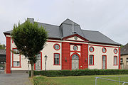 Deutsch: Dillenburg, Hessen: Landesgestüt Wilhelmstraße 24 Teil der Sachgesamtheit Wilhelmstraße 4-24 und der Gesamtanlage This is a picture of the Hessian Kulturdenkmal (cultural monument) with the ID 132524 (Wikidata)