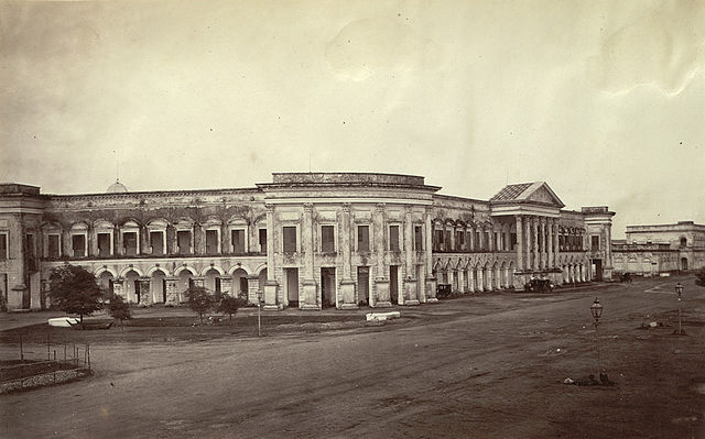 District Courts and Public Offices, Strand Road, Rangoon, 1868. Photographer J. Jackson