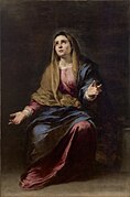 Dolorosa , 約1665年 date QS:P,+1665-00-00T00:00:00Z/9,P1480,Q5727902 , Sevilla, Museo de Bellas Artes