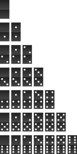 fotografie Uitputting Natte sneeuw Domino (spel) - Wikipedia