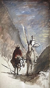 Don Quijote und der tote Maultier-Honore Daumier-IMG 8328.JPG