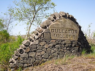 Dullatur village in North Lanarkshire, Scotland, United Kingdom