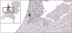 Розташування міста Гарлем нід. Haarlem
