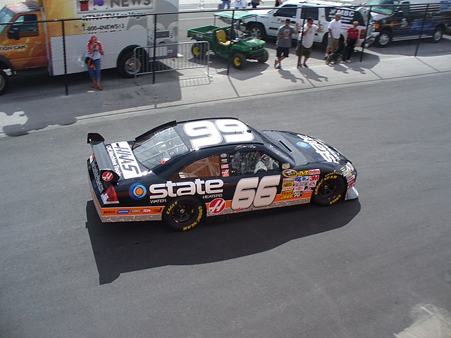 Scott Riggs in the No. 66 at Las Vegas Motor Speedway in 2008