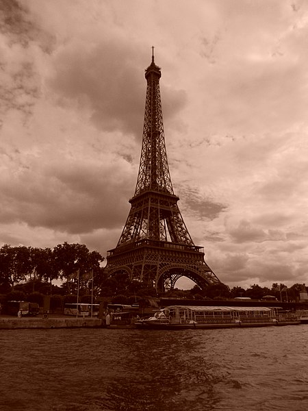 File:Eiffel Tower on Seine.JPG